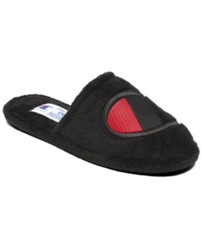 Champion Women's The Sleepover Slippers From Finish Line In Black, Scarlet