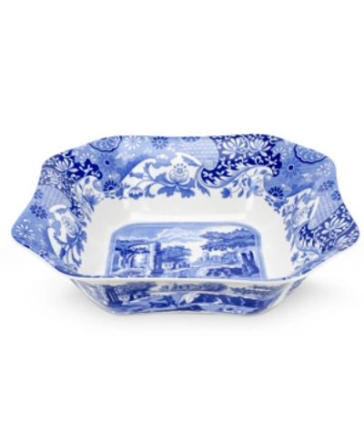 Spode Blue Italian Square Serving Bowl