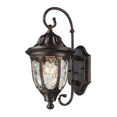 Elk Lighting 1 Light Outdoor Wall Mount In Regal Bronze
