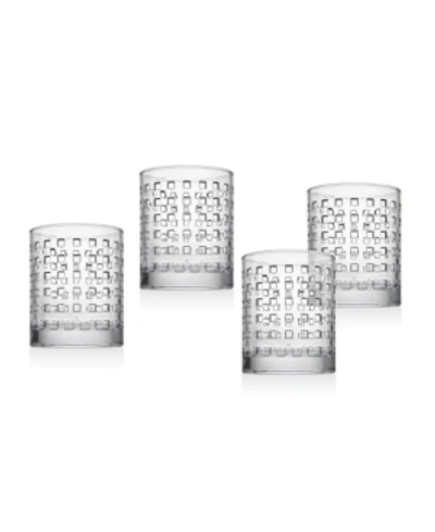 Godinger West Street Dof - Set Of 4 In Clear