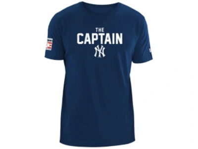 New Era New York Yankees Men's Captain Ny T-shirt Derek Jeter In Navy