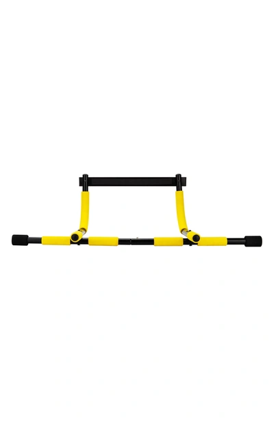 Mind Reader Pull-up Bar For Door Frame, Doorway Pull-up Bar In Yellow