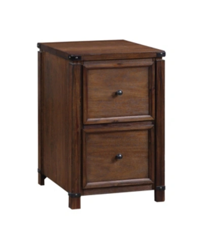 Osp Home Furnishings Baton Rouge 2 Drawer File Cabinet In Brown