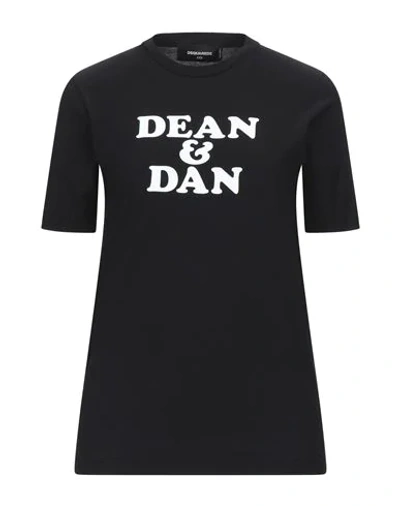 Dsquared2 T-shirts In Black