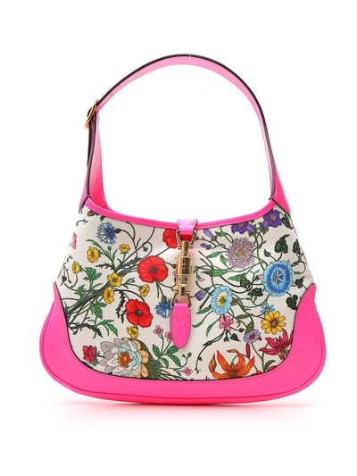 Gucci Jackie Flora Shoulder Bag In Multicolor