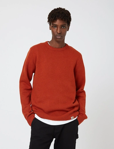 Carhartt -wip Allen Sweater In Brown | ModeSens
