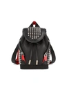 Christian Louboutin Mini Explorafunk Studded Leather Crossbody Backpack In Black