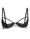 Fleur Du Mal Women's Peek-a-boo Cutout Underwire Bra In Wisteria