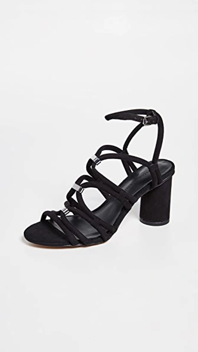 Rebecca Minkoff Apolline Strappy Sandals In Black