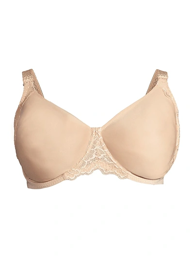 Simone Perele Caresse Minimizer Bra In Cocoa Brown