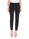 Lafayette 148 Acclaimed Stretch Gramercy Pants In Ink