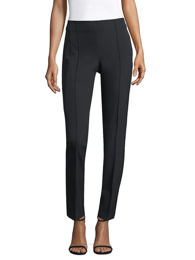 Lafayette 148 Acclaimed Stretch Gramercy Trousers In Ink