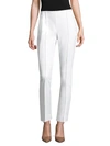 Lafayette 148 Acclaimed Stretch Gramercy Pants In White