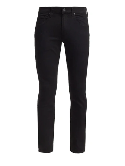 Paige Jeans Lennox Stretch Slim-fit Jeans In Black Shadow