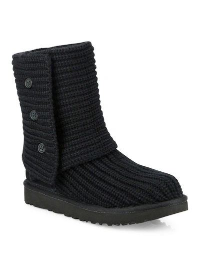 Ugg Cardy Knit Boots In Black | ModeSens