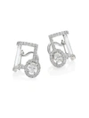 Messika Glam'azone 18k White Gold & Diamond Pavé Clip-on Ear Cuffs