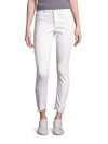 Ag Mari High-rise Straight-leg Jeans In White