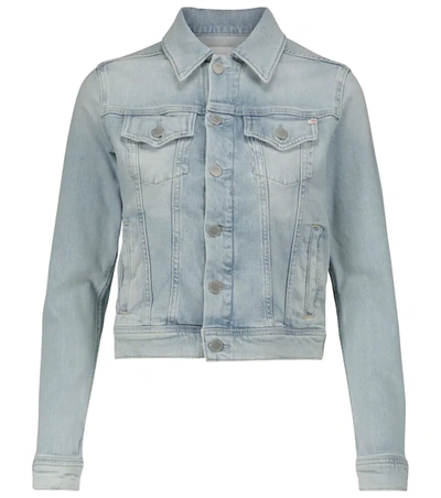 Ag Robyn Button-front Denim Jacket In Blue