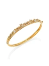 Hueb 18k Rose Gold Bahia Diamond Scatter Bangle Bracelet
