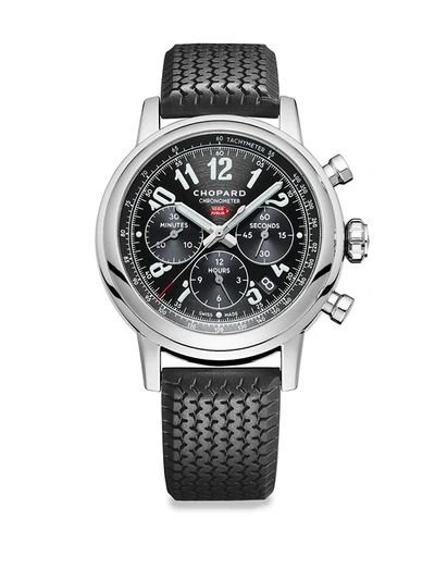 Chopard Men's Mille Miglia Stainless Steel & Rubber-strap Watch In Black