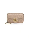 Gucci Women's Gg Marmont Matelassé Leather Mini Chain Camera Bag In Antique Rose