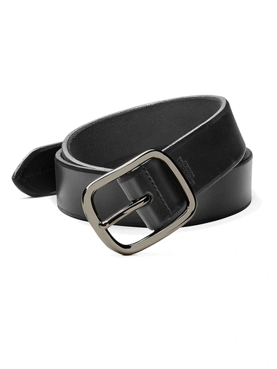 Shinola Leather Belt In Black