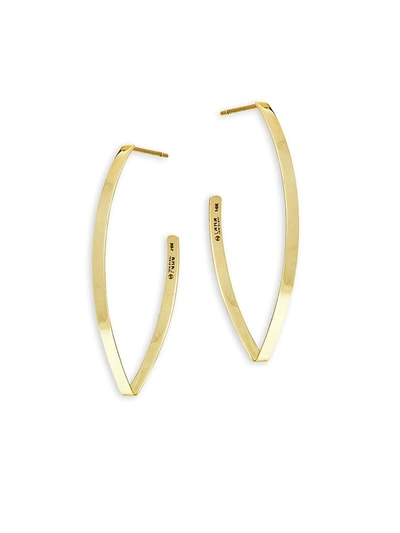 Lana 15-year Anniversary Small Thick Blake Hoop Earrings In Yellow Gold