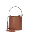 Staud Women's Bissett Leather Bucket Bag In Tan