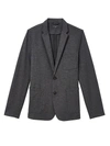 Saks Fifth Avenue Men's Slim-fit Sneak Suit Jacket In Charcoal
