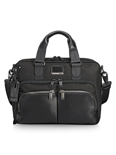 Tumi Alpha Bravo Albany Slim Commuter Brief In Black