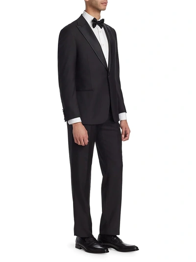 Emporio Armani G-line Super Line Peak Tuxedo In Black