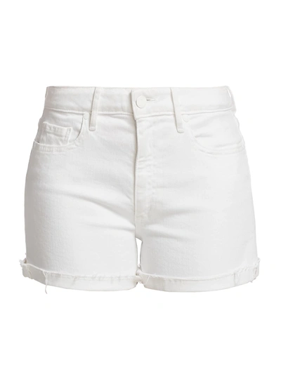 Paige Jeans Jimmy Jimmy Classic Shorts In Crisp White