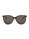 Bottega Veneta Women's 56mm Acetate Sunglasses In Black