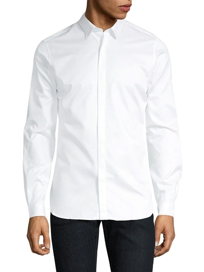 The Kooples Casual Cotton Button-down Shirt In White