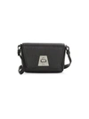 Akris Little Anouk Day Leather Crossbody Bag In Black