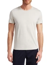 Loro Piana Men's Silk-blend Tee In White