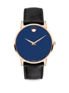 Movado Men's Museum Classic Watch In Blue