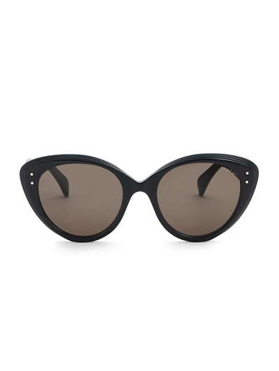 Alaïa 54mm Cat-eye Sunglasses In Burgundy