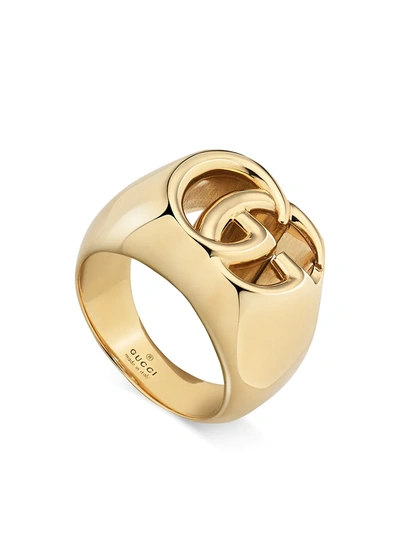 Gucci 18k Yellow Gold Running G Band Ring