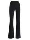 Brandon Maxwell Women's Tuxedo Flare Trousers In Black