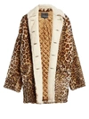 R13 Hunting Leopard Print Shearling-lined Jacket