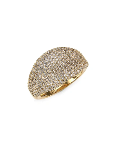 Adriana Orsini Women's 18k Goldplated Sterling Silver & Cubic Zirconia Ring