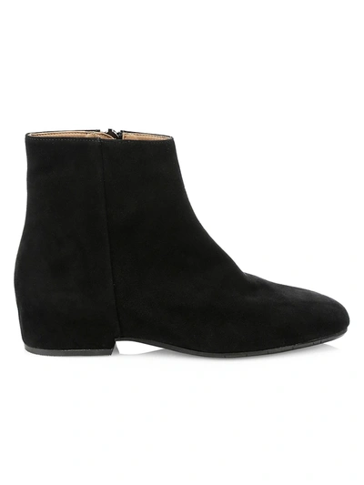 Aquatalia Ulyssaa Suede Ankle Boots In Black