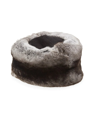 The Fur Salon Chinchilla Fur Hat In Natural