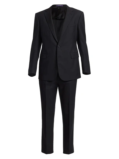 Ralph Lauren Gregory Notch-lapel Tuxedo In Black