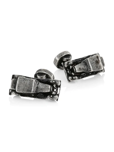 Saks Fifth Avenue Men's Collection Vintage Car Rhodium-plated Cufflinks In Silver