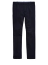 Polo Ralph Lauren Stretch Flat Front Pants In Aviator Navy