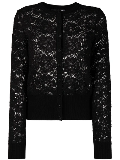 Dolce & Gabbana Black Lace Cardigan