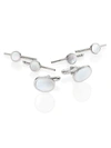 David Donahue Sterling Silver & Mother Of Pearl Stud Set