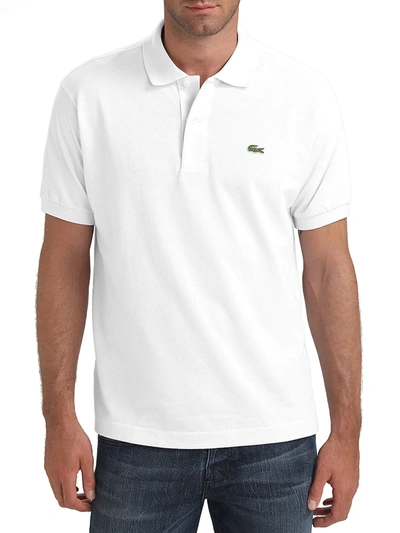 Lacoste Short Sleeve Polo Shirt In White